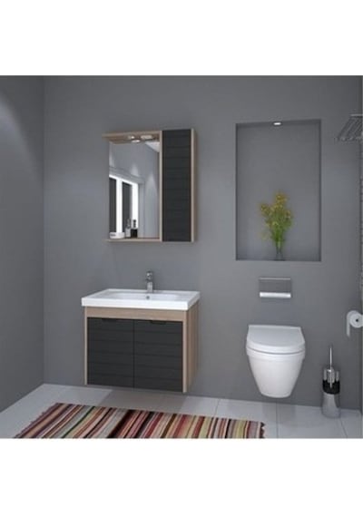 Denko Mostar 70 Cm Mdf Üzeri Lake Banyo Dolabı Takımı Çok Renkli Denko Mostar 70 Cm Mdf Üzeri Lake Banyo Dolabı Takımı Çok Renkli