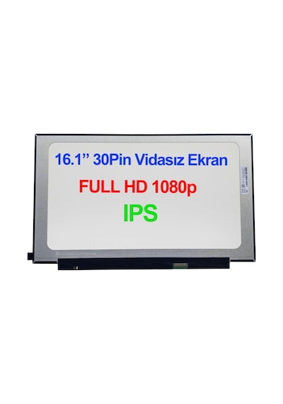 HP Uyumlu Pavilion Gaming 16-a0024nt 3y4v1ea Uyumlu 16.1" 30 Pin Slim Led Panel Fhd Ips