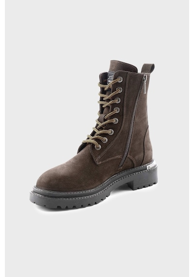 Harley Davidson Rebel Logolu Hakiki Deri Bot Kadın Bot 026z100023 Ctn Dark Brown Kahverengi