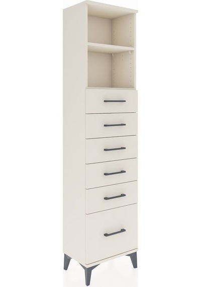 Arges Dolap 2 Raflı 6 Çekmeceli 44x30x182 Aytaşı-aytaşı Aytası