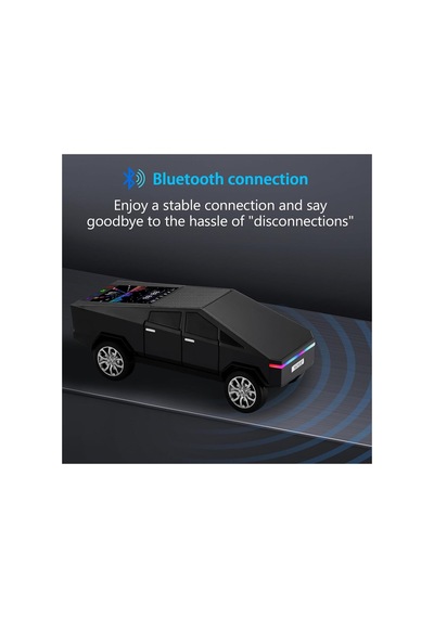 Cybertruck Görünümlü Bluetooth Speaker Sd Kart Usb Fm Radyolu Şarjlı Taşınabilir Hoparlör