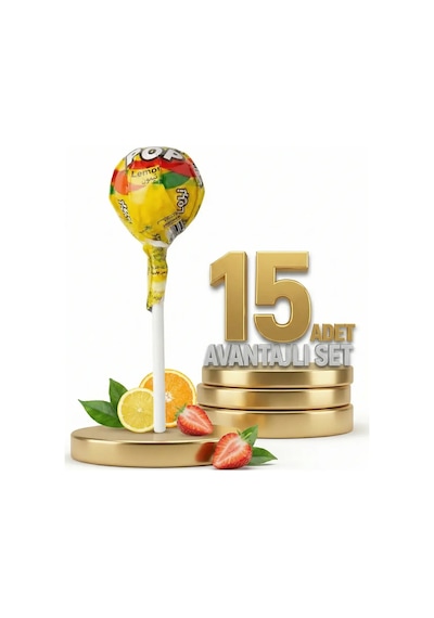 Afia Lolipop Meyve Aromalı Sert Şeker 15x10 Gr