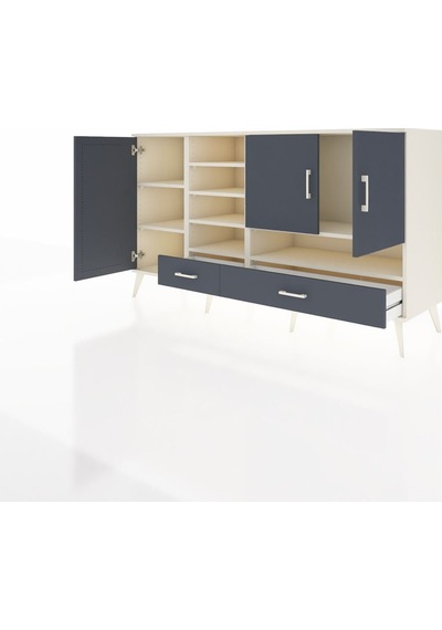 Hyperion Konsol 8 Raflı 2 Çekmeceli 3 Kapaklı 176x44x99 Aytaşı-an Aytaşı-antrasit Hyperion Konsol 8 Raflı 2 Çekmeceli 3 Kapaklı 176x44x99 Aytaşı-an Aytaşı-antrasit