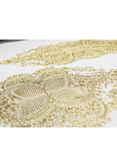 Verna Kordone İşlemeli Yatak Odası Takımı Gold