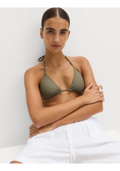 Marks & Spencer Üçgen Bikini Üstü T52001203B Yeşil
