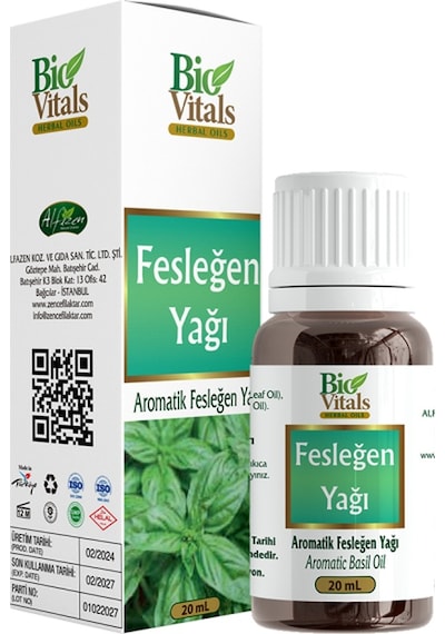 Bio Vitals Fesleğen Yağı 20 Ml