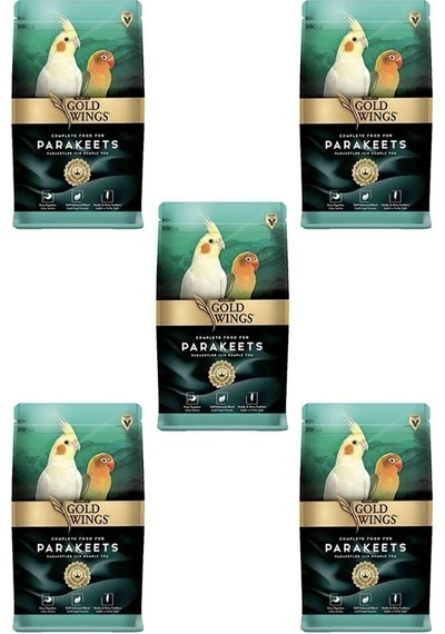 Premium Paket, Sultan Ve Cennet Papagani Yemi 1 Kg X 5 Adet