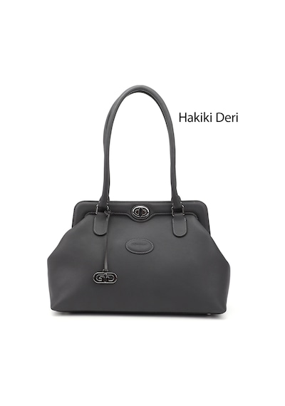 Gönderi R Kadıın Gri Antik Hakiki Deri El Ve Omuz Çantası Ddzw002b8397 Gri