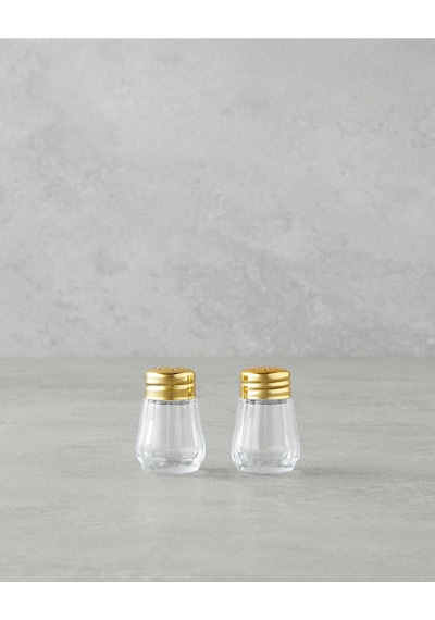 Lilla Cam 2'li Tuzluk - Biberlik 4x4 Cm Gold Diğer