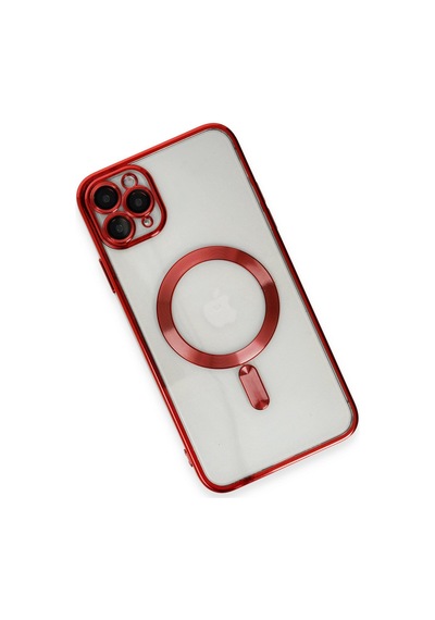 Apple İphone Uyumlu 11 Pro Max Kılıf Kross Magneticsafe Kapak - Kırmızı