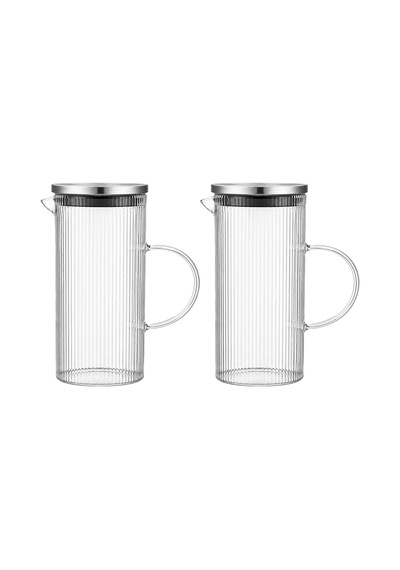 Marco İnce Desenli Cam Sürahi 1500 Ml 2 Li