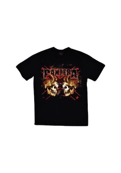 Stoned&Fame Pantera Baskılı T-shirt SIYAH