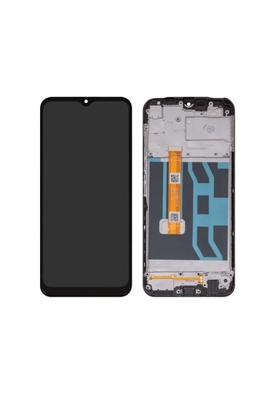 Çelik Pro Realme Uyumlu Rmx3193, Rmx3191 C25 Ekran Lcd Dokunmatik Full Çıtalı