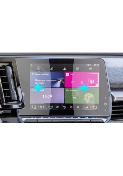 Renault Megane E Tech Multimedya Mat Ekran Koruyucu 9 İnç