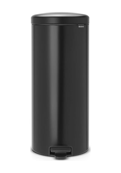 Brabantia Çöp Kutusu 30 Litre Newicon Pedallı Mat Siyah 114540 Siyah
