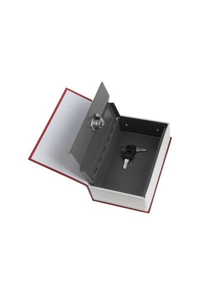 Kitap Görünümlü Kilitli Metal Kasa 18X11 Cm N11.1281