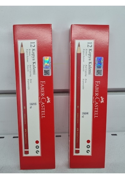 Faber-castell Kopya Kalemi Kırmızı 24 Adet Kırmızı