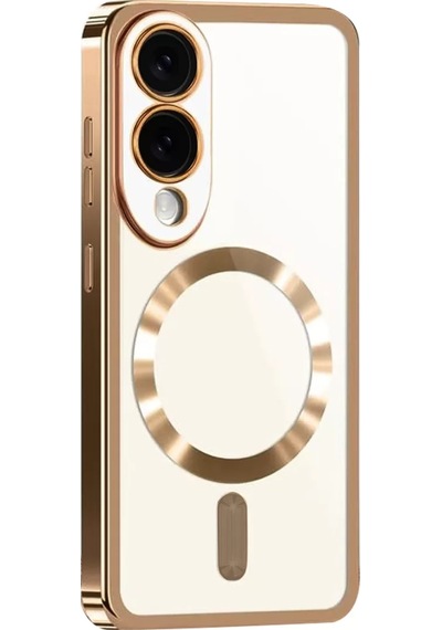 Newface Samsung Galaxy S25 Edge Kross Magneticsafe Kapak - Çöl Titanyum