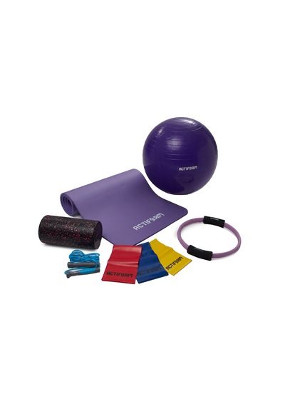 Actifoam Premium Tam Pilates Seti Mor