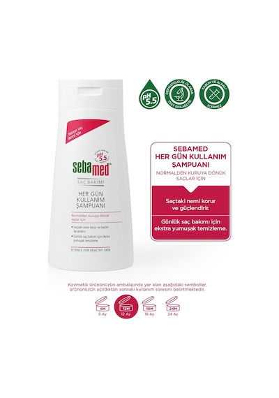 Sebamed Besleyici Onarıcı Kuru ve Hassas Saç Tipine Özel Her Gün Kullanım Günlük Saç Bakım Şampuanı 400 ML