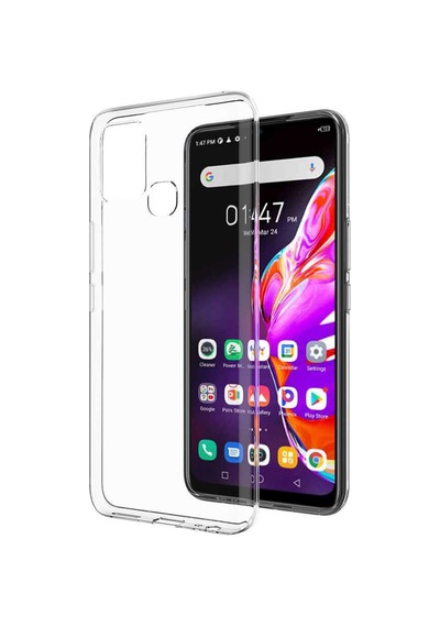 İnfinix Hot 10t Kılıf Tchs Süper Silikon Kapak - Renksiz Renksiz