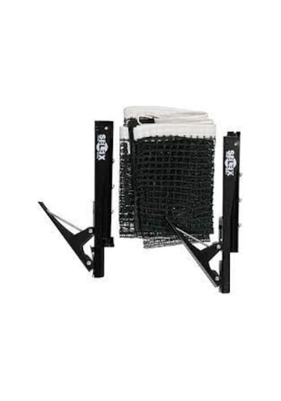 SELEX TPN 100 Masa Tenisi Ağ Demir Set (Mandallı) Siyah