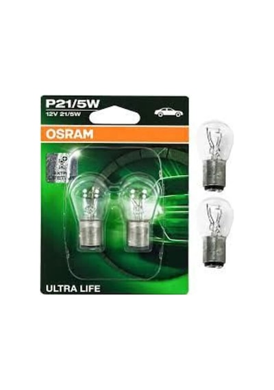 Osram 7528ult Ampul 12v 1016 Stop 21 5w Ultra Lıfe 3 Yıı Garantııı Çift Duy Sası Tırnak