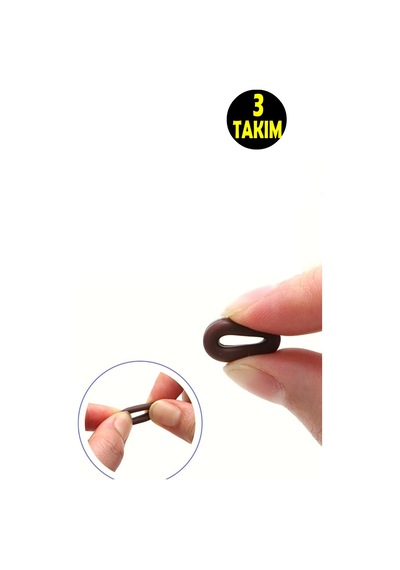 3 Takım Kulak Arkası Kaydırmaz Silikon Gözlük Sapı Tutucu Sabitleyici Renk Asorti