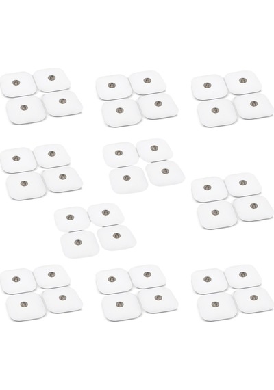 Tens & Ems Çıtçıtlı Elektrod 5x5 CM 10 x 4'lü
