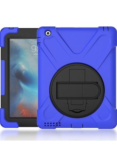 Apple Uyumlu iPad 2 3 4-Shockproof Katmanlı Standlı Zırh Kılıf (323355826)