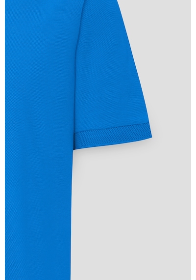 Erkek Royal Mavı Slim Fit Dar Kesim Polo Yaka %100 Pamuk Kısa Kollu Tişört Royal Mavı