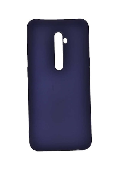 Oppo Reno 2 Kılıf Zore Premier Silikon Kapak Saks Mavi
