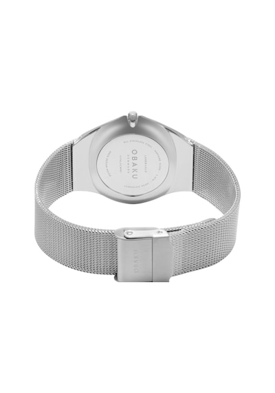 Obaku Denmark V316lxcwmc Quartz Hasır Kordon Gri Safir Cam 33 Mm Kadın Kol Saati Gri