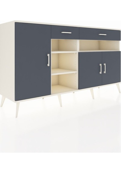 Hyperion Konsol 5 Raflı 2 Çekmeceli 3 Kapaklı 176x44x99 Aytaşı-antrasit Aytası/antrasıt - Aytası Hyperion Konsol 5 Raflı 2 Çekmeceli 3 Kapaklı 176x44x99 Aytaşı-antrasit Aytası/antrasıt - Aytası