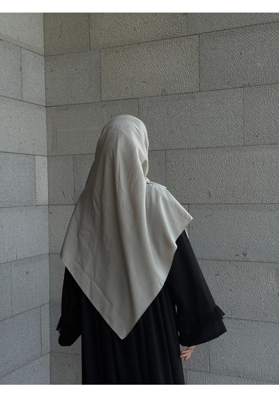 Qalortex Scarf Pamuklu Organik Modal Eşarp-taş
