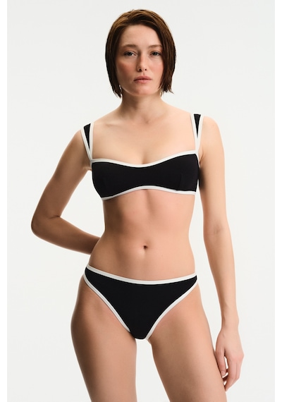Penti Siyah Nichole Bandeau Bikini Üstü