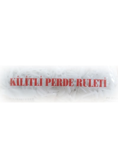 Kilitli Perde Düğmesi Tül Perde Düğmesi (1000 Adet)
