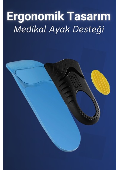 Dopar Kemer Destekli Ortopedik Tabanlık Topuk Dikeni Ayak Ağrısı Giderici İç Taban