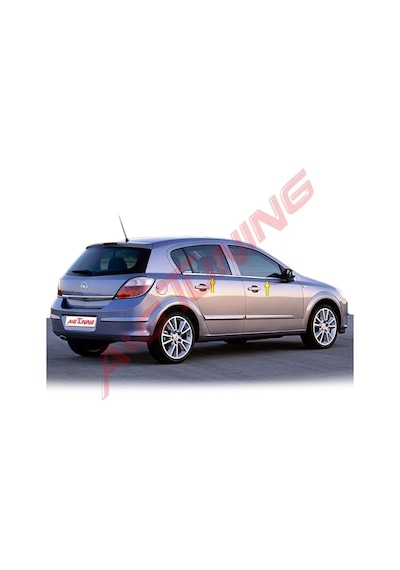 Opel Astra H Hb Krom Cam Çıtası 2004-2010 4Prç Paslanmaz Çelik N11.6422