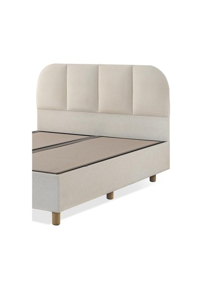 Niron Bohem Klapa 150x200 Cm Çift Kişilik Baza Başlık Seti - Sandıklı Modern Takım 150 x 200