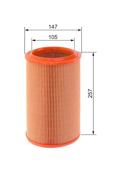 Hava Filtresi - Alfa Romeo Gtv, 156, Spider, Gt, 166 - Bosch-1457433791