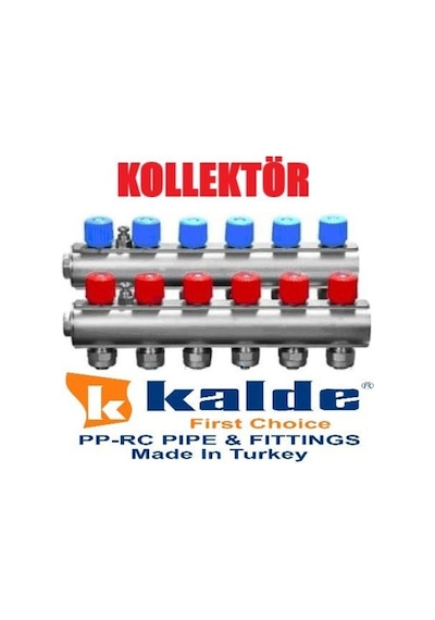 Kalde 1'' Iç Dişli Kendinden Vanalı Kollektör 5 Delikli (Tane)
