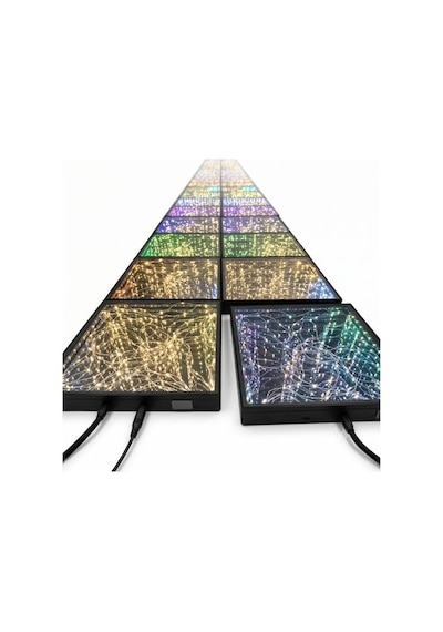 Interaktif 3d Led Dans Pisti Paneli 2 Adet Rgb Ip67 Temperli Cam