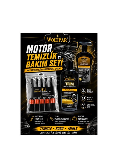 Motor Temizlik Ve Bakım Seti