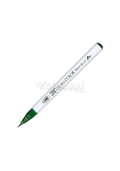 Zig Clean Color Real Brush Fırça Uçlu Marker 400 Marine Green
