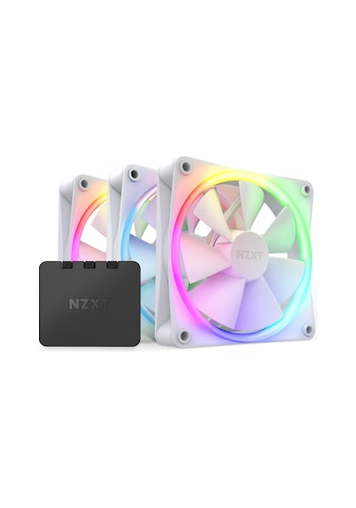 Nzxt F120 Rgb Beyaz 120 Mm Fan 3'lü Set Rf-r12tf-w1