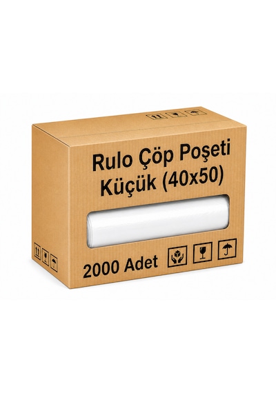 Rulo Çöp Poşeti Küçük 40x50 2000'li