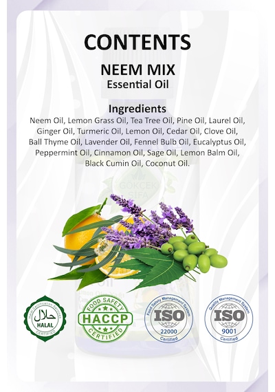 Neem Mix Yağı Neem Mix Essential Oil 20 Ml.