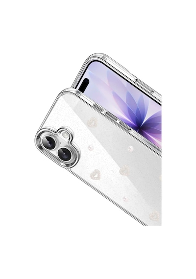 Newface Apple İphone 17 Fiyonk Desenli Kapak - Desen 10 Şeffaf