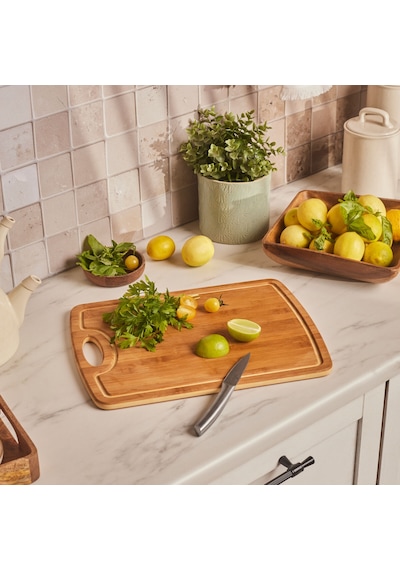 Karaca Bambu Lucy Kesme Tahtası 40x30 Cm Kahverengi
